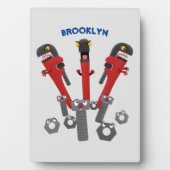 Funny wright Monster tools humor cartoon Fotoplaat (voorkant)