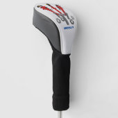 Funny wright Monster tools humor cartoon Golfheadcover (Schuin)