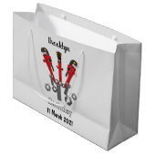 Funny wright Monster tools humor cartoon Groot Cadeauzakje (Voorkant Gekanteld)