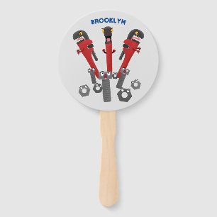 Funny wright Monster tools humor cartoon Handwaaier
