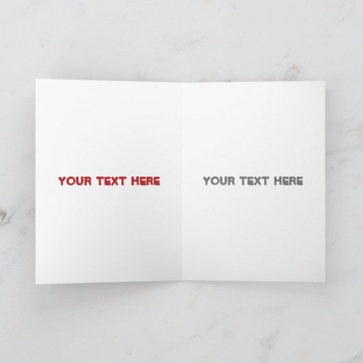 Funny wright Monster tools humor cartoon Kaart (Binnen)