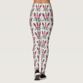 Funny wright Monster tools humor cartoon Leggings (Achterkant)