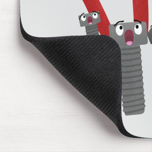 Funny wright Monster tools humor cartoon Muismat (Hoek)