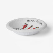 Funny wright Monster tools humor cartoon Papieren Kommen (Gebogen)