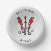 Funny wright Monster tools humor cartoon Papieren Kommen (Voorkant)