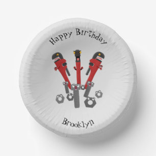 Funny wright Monster tools humor cartoon Papieren Kommen