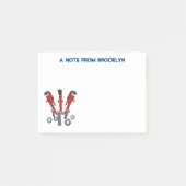 Funny wright Monster tools humor cartoon Post-it® Notes (Voorkant)