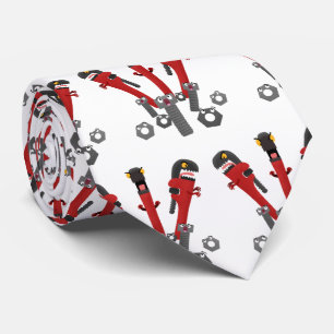 Funny wright Monster tools humor cartoon Stropdas