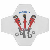 Funny wright Monster tools humor cartoon Voetbal (Enkel)