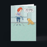 Funny Wrinkly Shar-Pei Dog Birthday Card Kaart<br><div class="desc">Hier is een grappige verjaardagskaart met een rimpelloze Shar-Pei,  die het niet leuk vindt om zijn rimpels te laten strijken. Wees trots op die rimpels,  Dog!  

Bedankt voor het kiezen van dit originele ontwerp door © Chuck Ingwersen. Ik post elke dag cartoons op Instagram: https://www.instagram.com/captainscratchy</div>