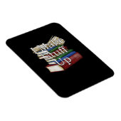 Funny Writer Author Writing I Write Books Magneet (Rechterzijde)