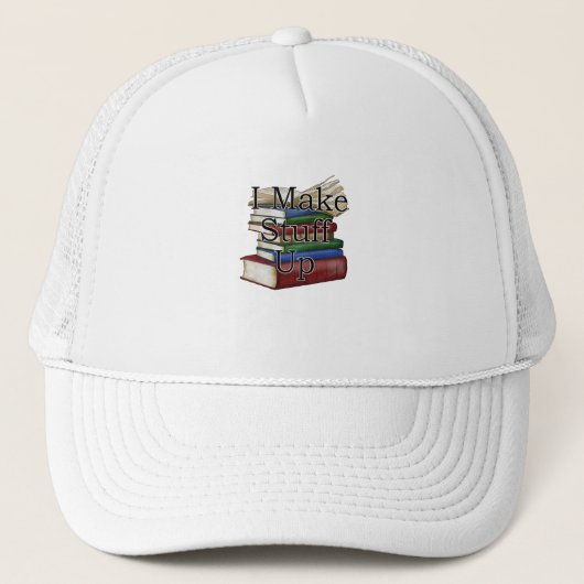 Funny Writer Author Writing I Write Books Trucker Pet (Voorkant)