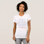 Funny Writer werd opgewekt als deze memanusslogan T-shirt (Voorkant volledig)