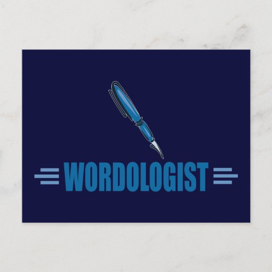 Funny Writer's Briefkaart (Voorkant)