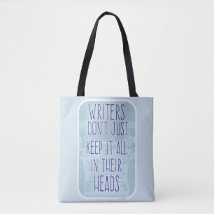 Funny Writers doen het met Slogan Tote Bag