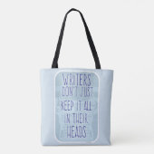 Funny Writers doen het met Slogan Tote Bag (Achterkant)