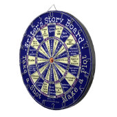 Funny Writers Story Board Novelty Dartbord (Voorkant Rechts)