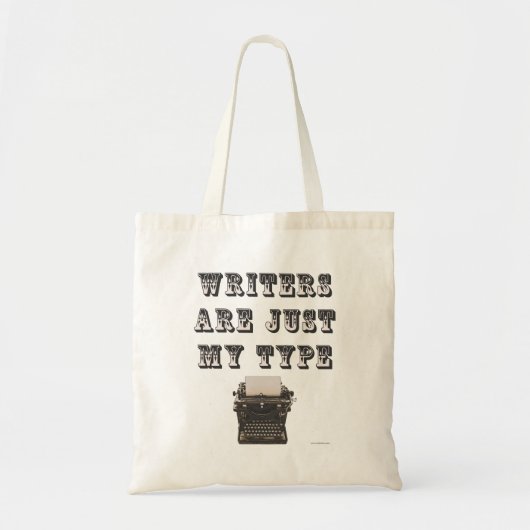 Funny Writers zijn mijn soort slogan Tote Bag (Voorkant)