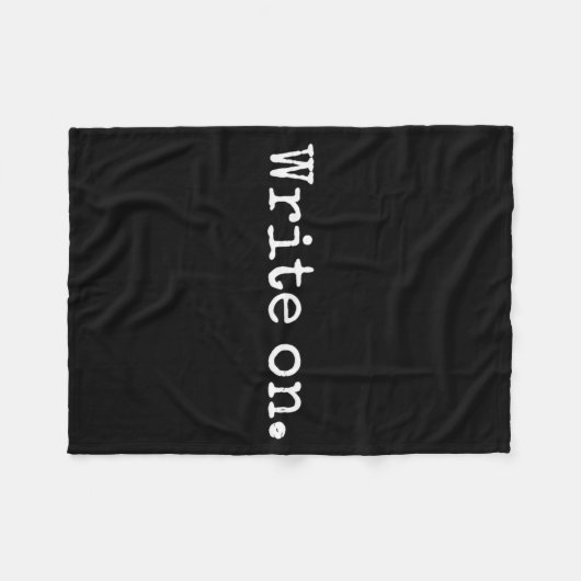 Funny Writing On Novelty Writing Writers Journalis Fleece Deken (Voorkant (Horizontaal))