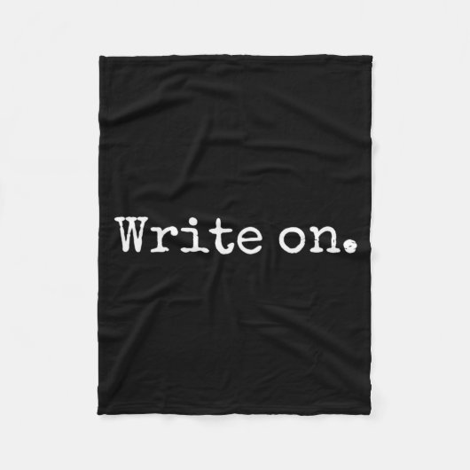 Funny Writing On Novelty Writing Writers Journalis Fleece Deken (Voorkant)