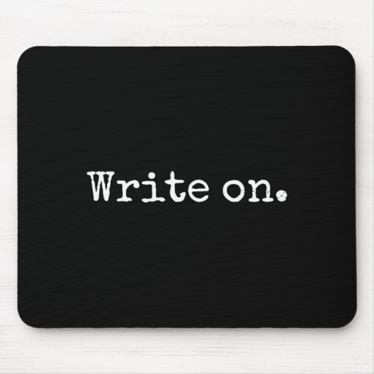 Funny Writing On Novelty Writing Writers Journalis Muismat (Voorkant)