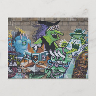 Funny Wyed Green Witch Briefkaart