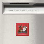 Funny X-mas Stocking Stuffer Magnet (Insitu (Vaatwasser))