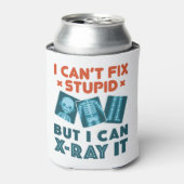 Funny X-Ray Technicia Rad Tech X-Ray Stupid Blikjeskoeler (Blikje Voorkant)