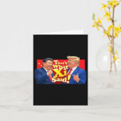 Funny Xi And Trump Laughing Shirt - That's What Sh Kaart (Gele Bloem)