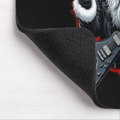 Funny Xmas Christmas Guitar Santa Sleigher Heavy M Muismat (Hoek)