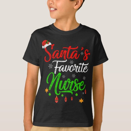 Funny Xmas de favoriete zuster Kerstmis van de ker T-shirt (Voorkant)