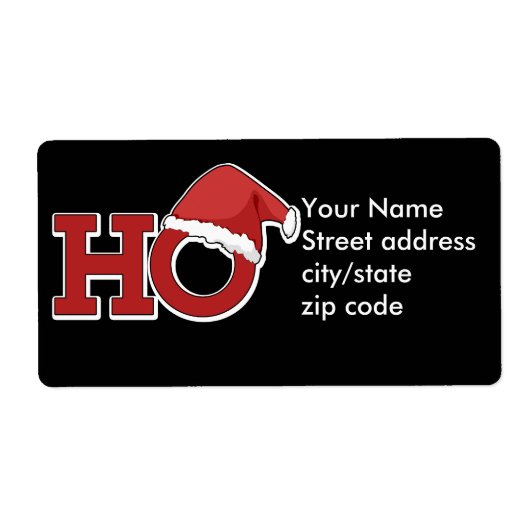 Funny Xmas Etiket (Voorkant)