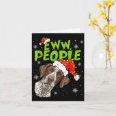 Funny Xmas Ew People Gsp Dogs Lover Pajamas Men Wo Kaart (Gele Bloem)