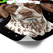 Funny Xmas Ew People Gsp Dogs Lover Pajamas Men Wo Poster (Hoek)