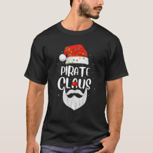 Funny Xmas familie komt overeen met Pirate Claus S T-shirt