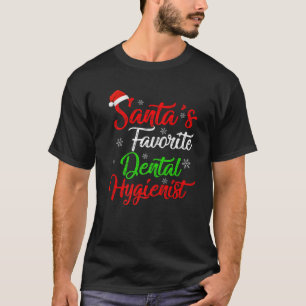 Funny Xmas Favoriete tandheelkundige Chris T-shirt