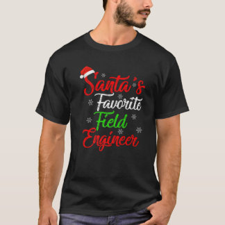 Funny Xmas Favoriete Veldingenieur Christm T-shirt
