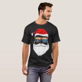 Funny XMAS Kerstmis in juli Summer Santa T-shirt (Voorkant volledig)
