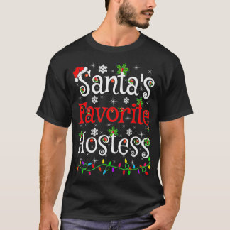 Funny Xmas lichtende kerstman Chris voor favoriete T-shirt