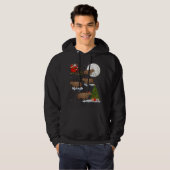 Funny Xmas Lighting Tree Santa Riding Capybara Chr Hoodie (Voorkant volledig)