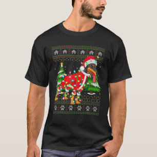 Funny Xmas met lelijke kerstverlichting voor Ugly T-shirt