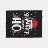 Funny Xmas Naughty Dirty Adult Humor Pj Christmas Fleece Deken (Voorkant (Horizontaal))