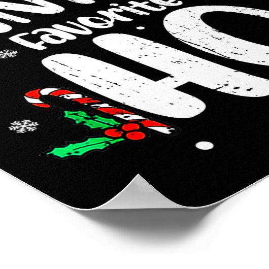 Funny Xmas Naughty Dirty Adult Humor Pj Christmas Poster (Hoek)