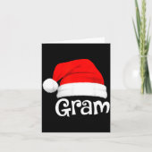 Funny Xmas Pajama Group Matching Gram Christmas Ha Kaart (Voorkant)