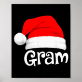 Funny Xmas Pajama Group Matching Gram Christmas Ha Poster (Voorkant)