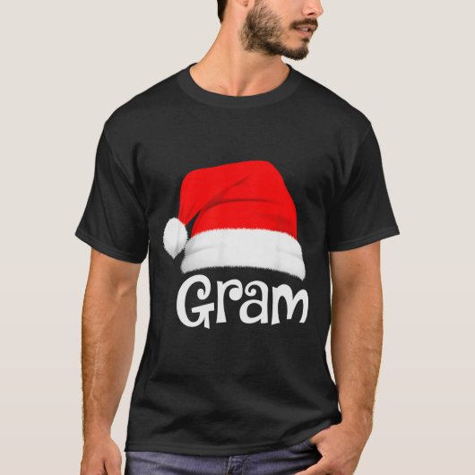 Funny Xmas Pajama Group Matching Gram Christmas Ha T-shirt (Voorkant)