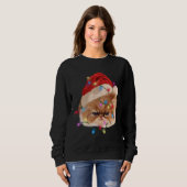 Funny Xmas Persian Kat Kerstmis Schattig F Trui (Voorkant volledig)