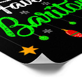 Funny Xmas Santas Favorite Baritone Christmas  Poster (Hoek)