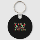 Funny Xmas That's It I'm Not Going Christmas Cloth Sleutelhanger (Voorkant)