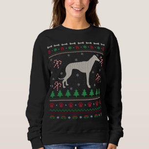 Funny Xmas Ugly Italiaanse Greyhound Dog Kerstmis Trui